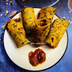 Methi Paratha A picture of Methi Paratha.