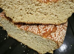 Una foto de Pan de harina de garbanzos