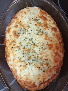 Una foto de Pastel de tortilla de claras con verduras al horno