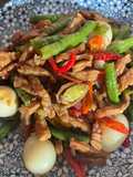 Oseng Kacang Panjang Tempe Pete Puyuh