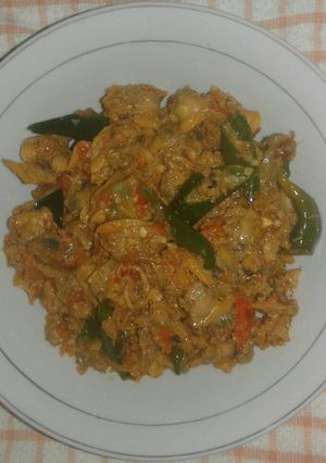 Foto resep Oseng kerang pedas manis
