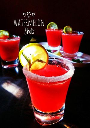 A picture of Watermelon Shots.