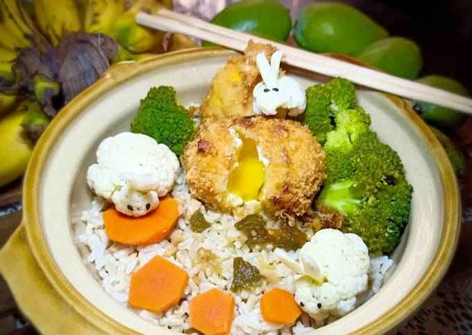 Recipe of Any-night-of-the-week Easter Egg Tempura Don