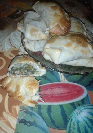 Una foto de Empanadas de acelga y jamón