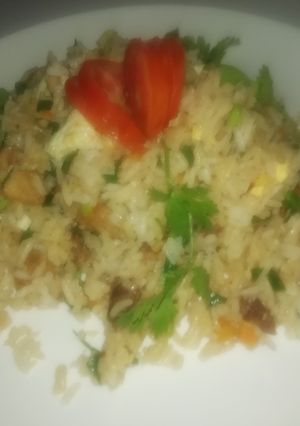A picture of Rice in pork#4weekschallenge.