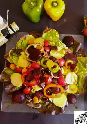 A picture of Steirische SaladA typical Austrian Steiermark,salad.
