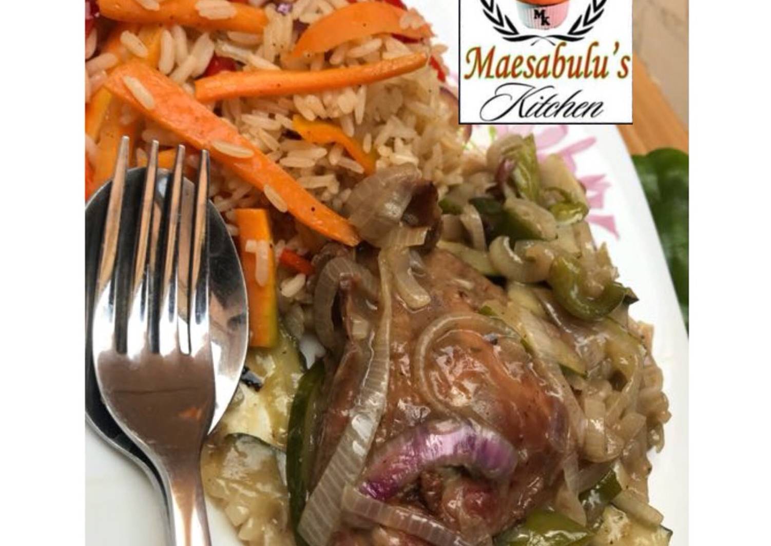 Vegetable rice and white chicken stew Recipe by Maisabulu’s kitchen