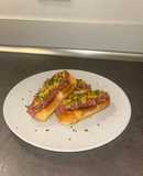 Pan brioche tartare