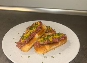 Foto di Pan brioche tartare