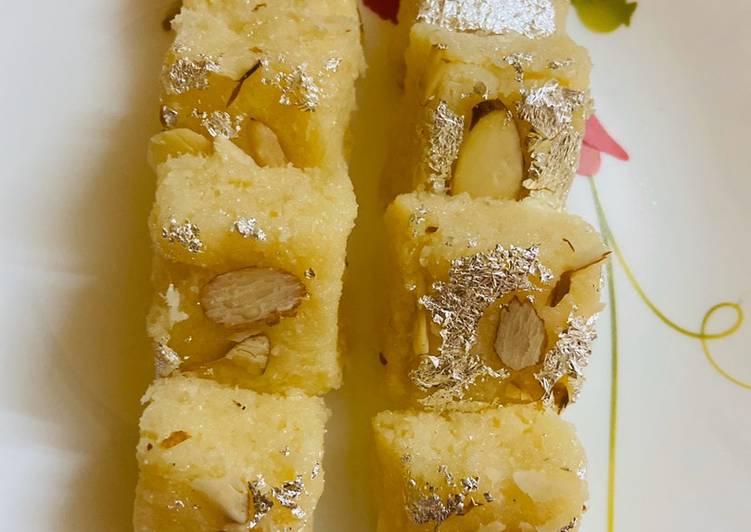 Steps to Make Favorite Coconut burfi