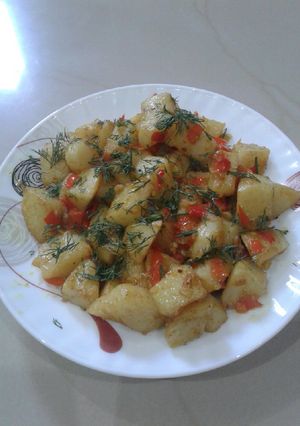 صورة لوصفة مخلل البطاطس