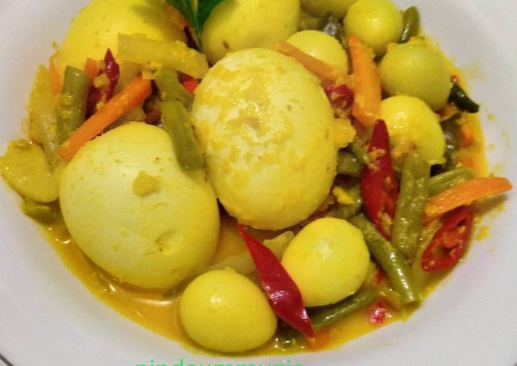 Resep Acar Kuning Telur, Menggugah Selera