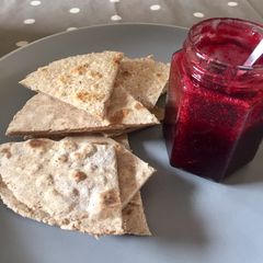 3 Ingredient 3 Minute Lunch Flatbreads A picture of 3 Ingredient 3 Minute Lunch Flatbreads.