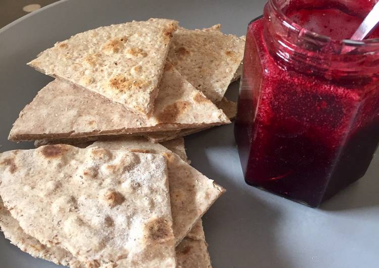 3 Ingredient 3 Minute Lunch Flatbreads