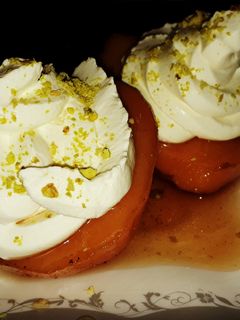 عکسی از دستور دسر به (ayva tatlısı)