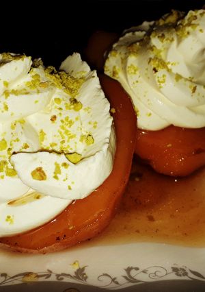 عکسی از دستور دسر به (ayva tatlısı)