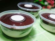 Gambar puding oreo cup