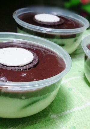 Foto resep Dessert Cup Puding Oreo