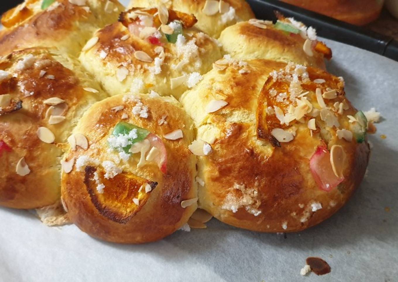 Roscón en flor
