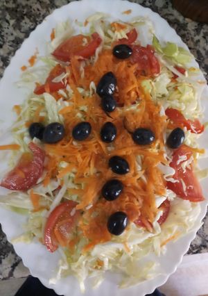 صورة لوصفة سلطة ملفوف ممم 😋