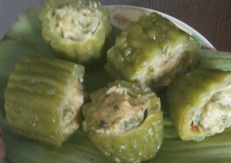 Bahan Pare kukus isi udang | Cara Buat Pare kukus isi udang Yang Sedap