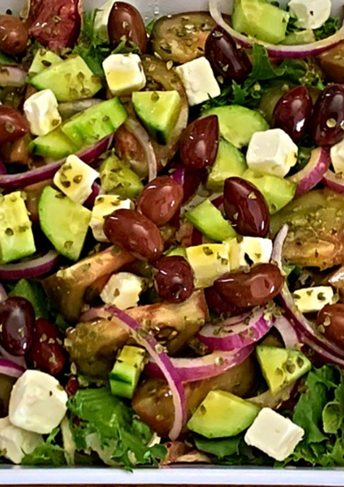 Una foto de Ensalada griega