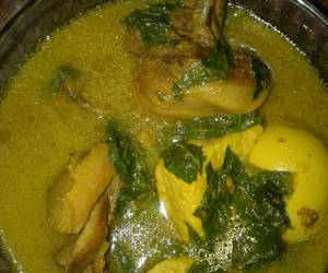 Resep Mudah Gulai Ayam daun singkong dan tahu telur Yummy Mantul