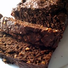 Chocolate Peanut Butter Banana Nut Bread A picture of Chocolate Peanut Butter Banana Nut Bread.