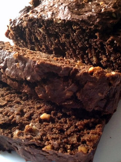 A picture of Chocolate Peanut Butter Banana Nut Bread.