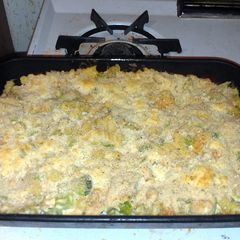 A picture of Creamy Chicken & Broccoli Pasta Bake.