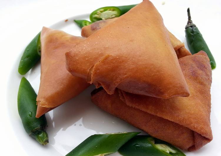 Simple Way to Make Award-winning Curry Potato Samosa