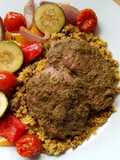 Vickys Pesto Lamb Escalopes & Mediterranean Veg GF DF EF SF NF