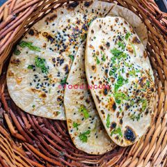 Restaurant style Kulcha on Tawa A picture of Restaurant style Kulcha on Tawa.