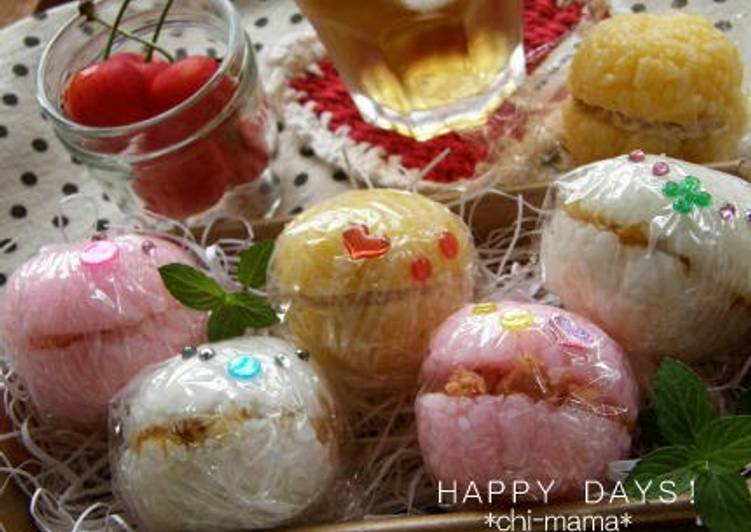 Recipe of Favorite Wrapped Up Onigiri, Macaron Style
