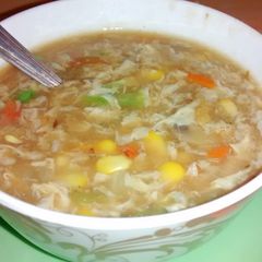 A picture of Crab and Egg Soup.