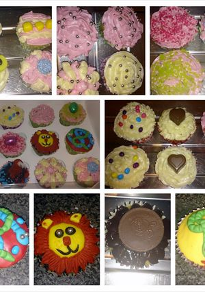 A picture of fabulous cup cakes.