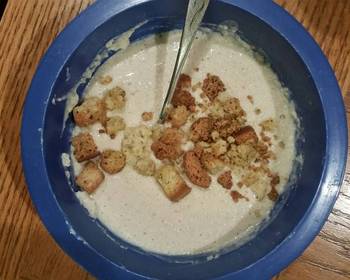 Fresh, Making Recipe Cream Cheese Cauliflower Soup Delicious Perfect