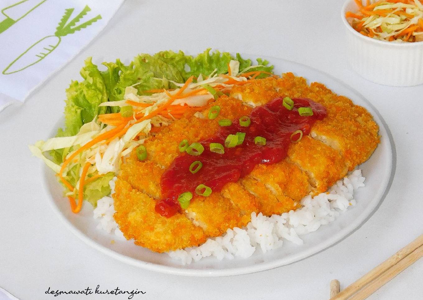 Tahu Katsu Salad HokBen - resep kuliner nusantara