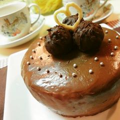 A picture of Rich Chocolate Ganache.