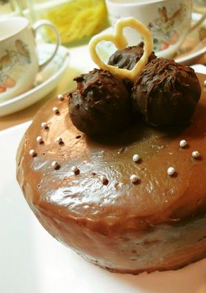 A picture of Rich Chocolate Ganache.