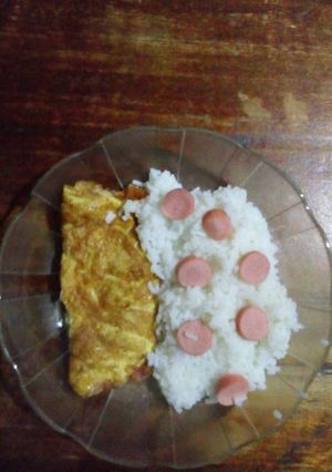Una foto de Omelette con arroz