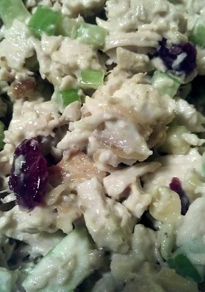 A picture of Fantastic turkey salad.