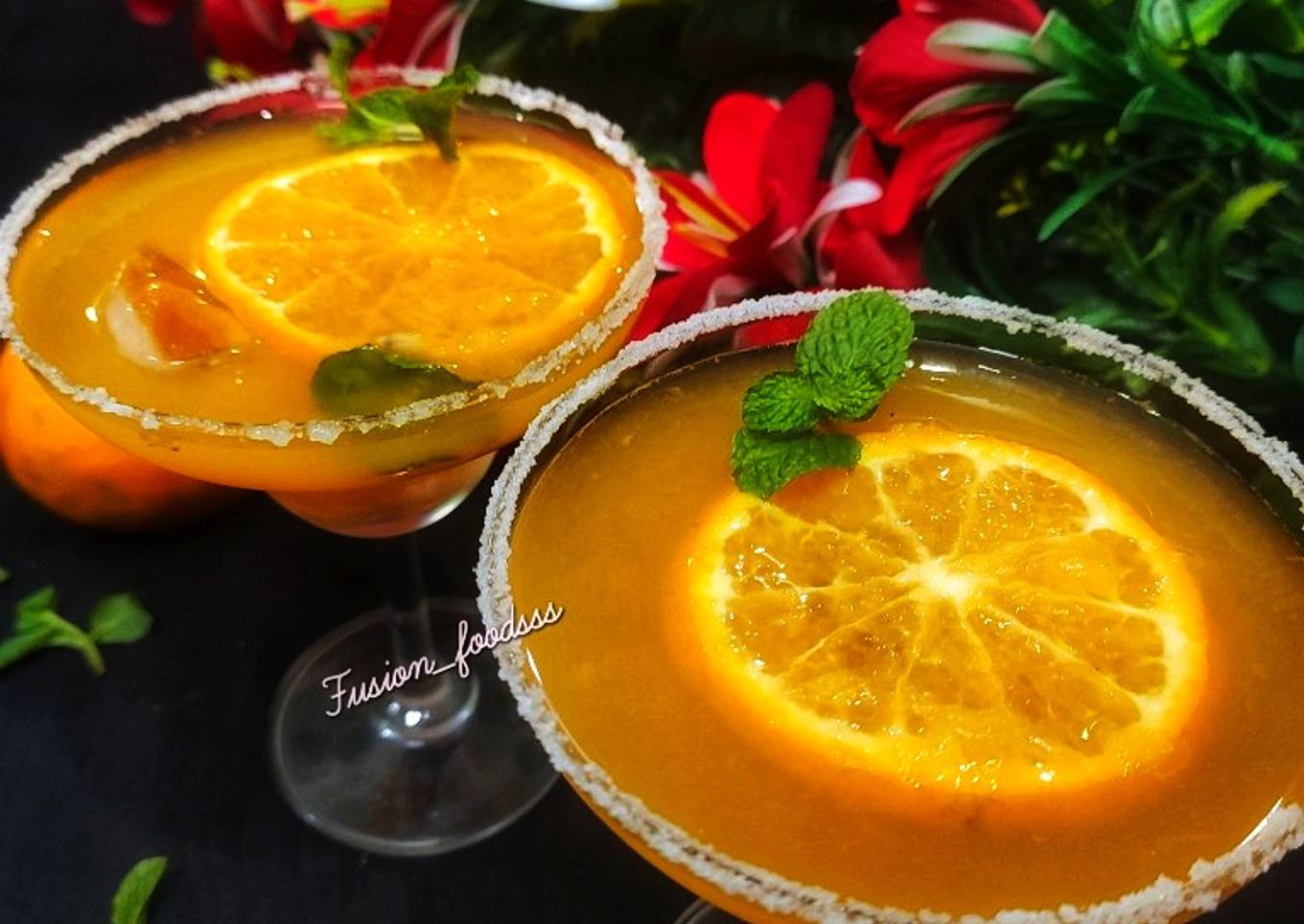 Orange crush cocktail🍸