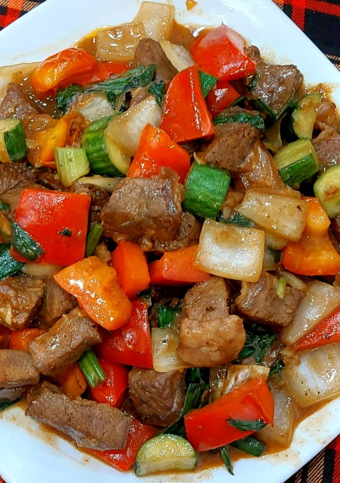 Hình của món Thịt bò lúc lắc.