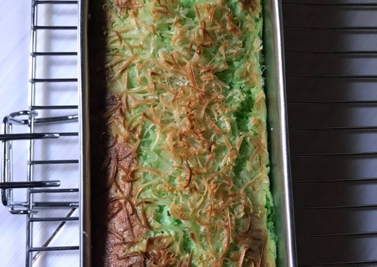 Chiffon Pandan Setengah Resep