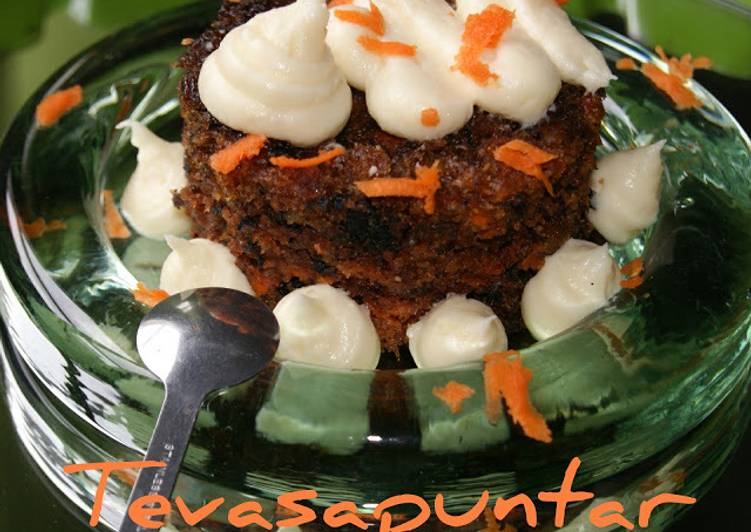 Carrot cake, bizcocho de zanahorias y nueces