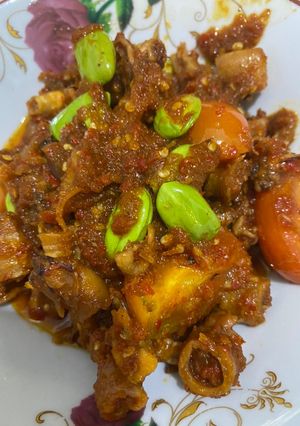 Foto resep Cumi asin bumbu merah