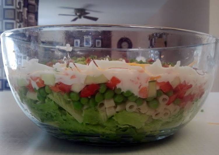 Recipe of Super Quick Cottie's layered salad