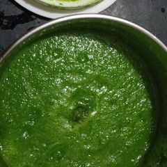 Hara dhania chutney in summer style A picture of Hara dhania chutney in summer style.