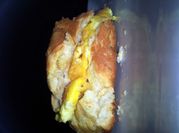 A picture of egg yolk biscuit